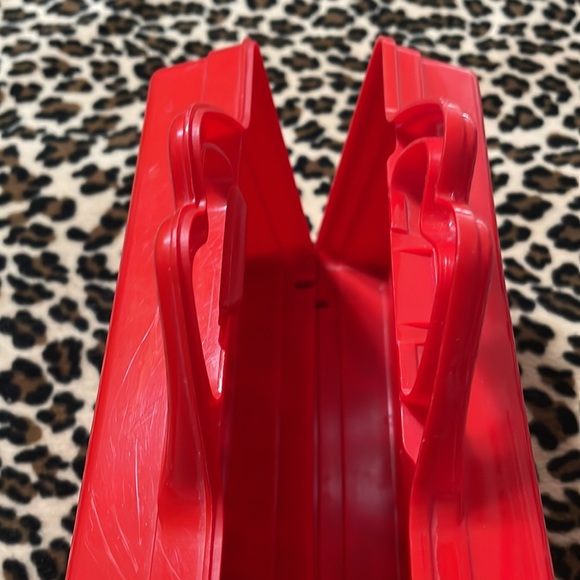 Vintage 1988 MCDONALDS Happy Meal Toy ❤️ On The Go Lunch Box Red Pencil Case 80s - Picture 13 of 17